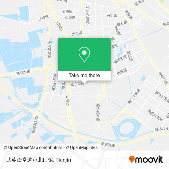 武英跆拳道卢北口馆 map