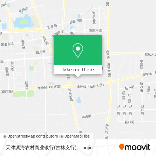 天津滨海农村商业银行(古林支行) map