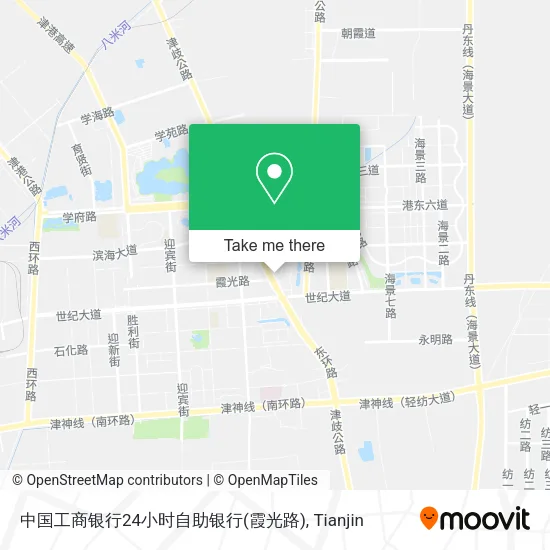中国工商银行24小时自助银行(霞光路) map