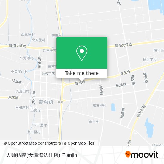 大师贴膜(天津海达旺店) map