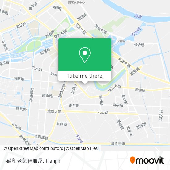 猫和老鼠鞋服屋 map