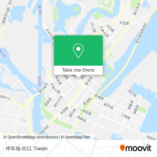 停车场-出口 map