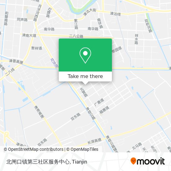 北闸口镇第三社区服务中心 map