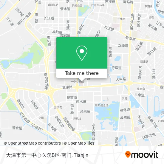 天津市第一中心医院B区-南门 map