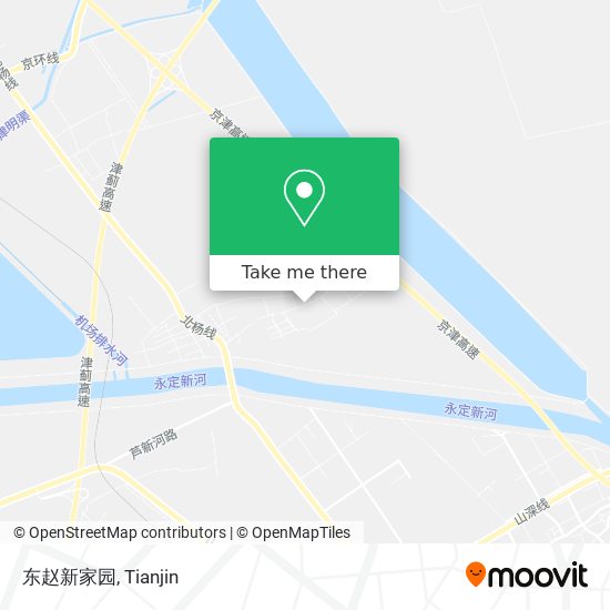 东赵新家园 map