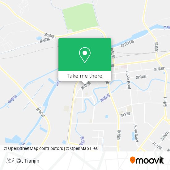 胜利路 map