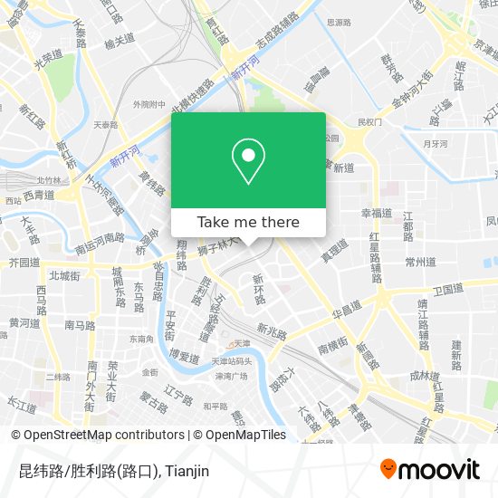 昆纬路/胜利路(路口) map