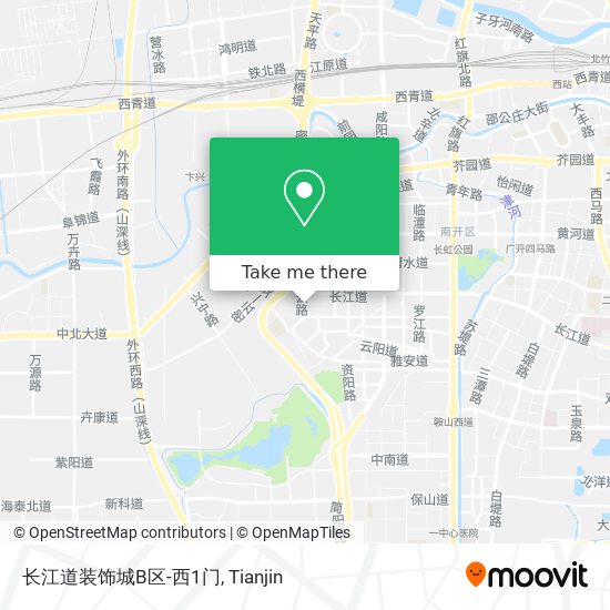 长江道装饰城B区-西1门 map