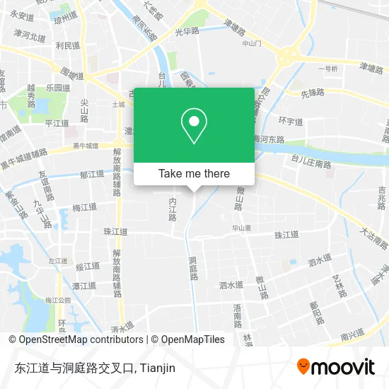东江道与洞庭路交叉口 map