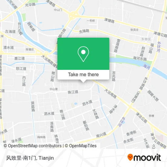 风致里-南1门 map