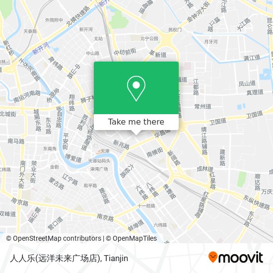 人人乐(远洋未来广场店) map