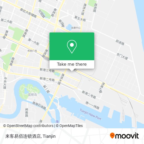 来客易佰连锁酒店 map