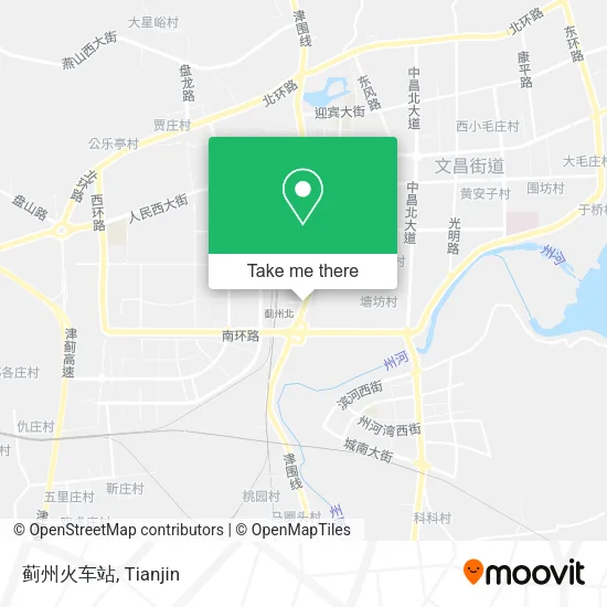 蓟州火车站 map