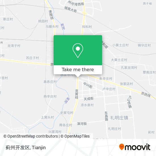 蓟州开发区 map