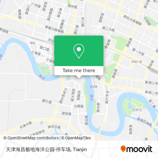 天津海昌极地海洋公园-停车场 map