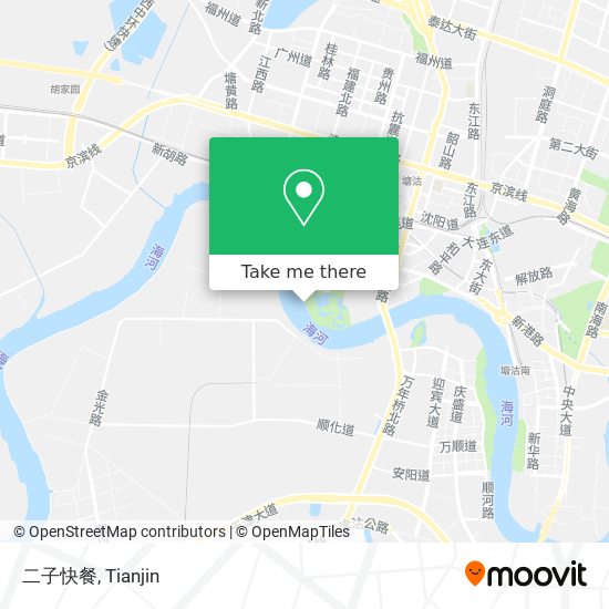 二子快餐 map