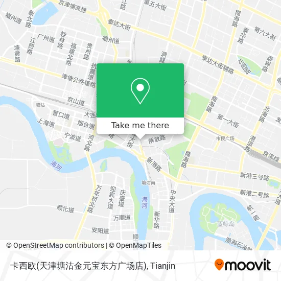 卡西欧(天津塘沽金元宝东方广场店) map