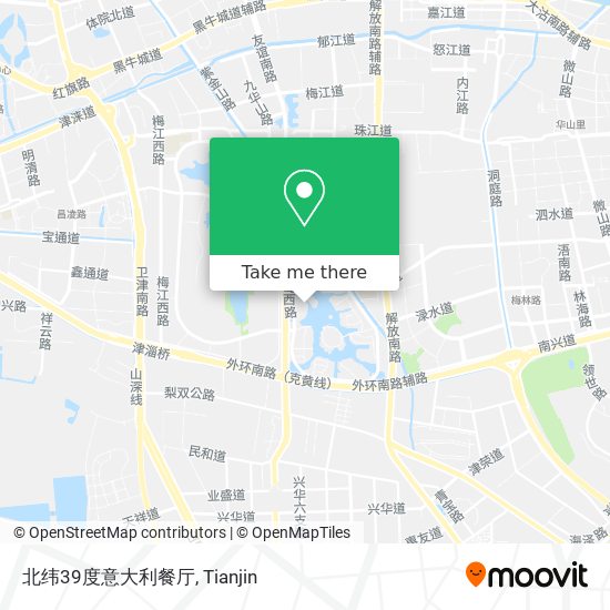 北纬39度意大利餐厅 map