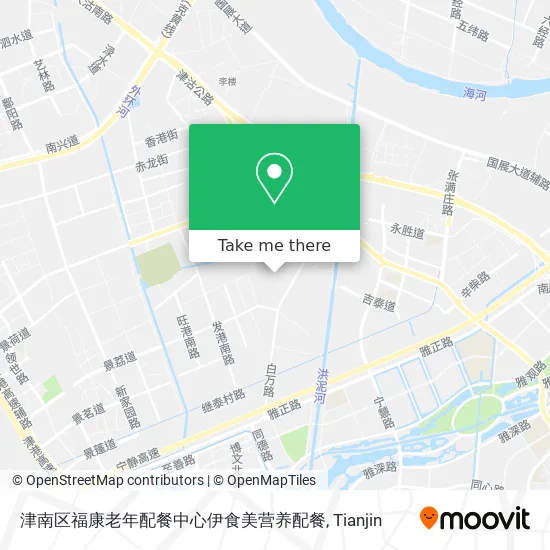 津南区福康老年配餐中心伊食美营养配餐 map
