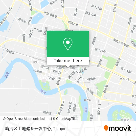 塘沽区土地储备开发中心 map