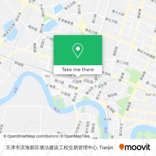 天津市滨海新区塘沽建设工程交易管理中心 map
