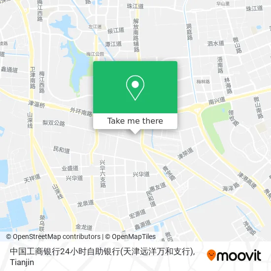 中国工商银行24小时自助银行(天津远洋万和支行) map