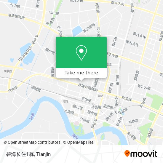 碧海长住1栋 map