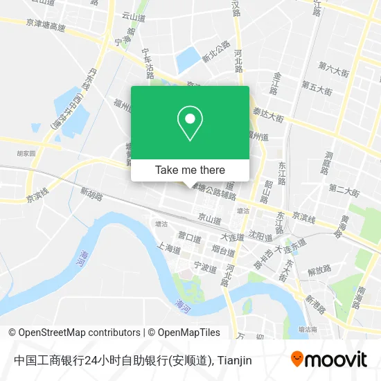 中国工商银行24小时自助银行(安顺道) map