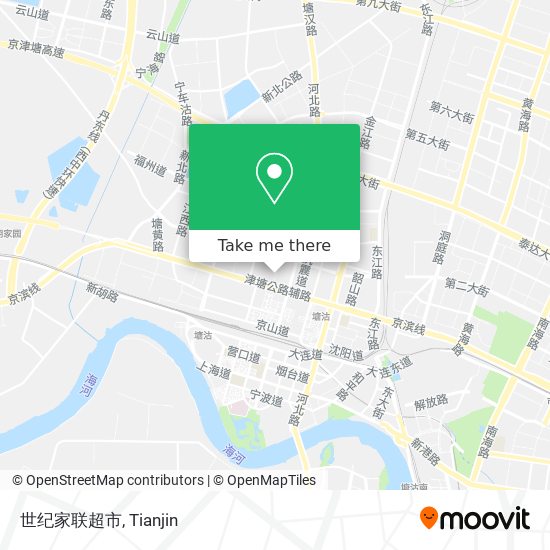 世纪家联超市 map