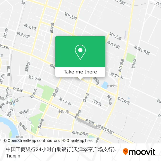 中国工商银行24小时自助银行(天津翠亨广场支行) map