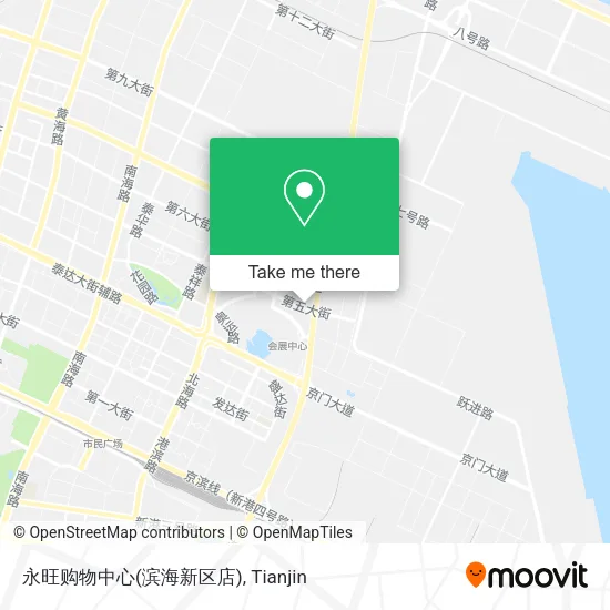 永旺购物中心(滨海新区店) map