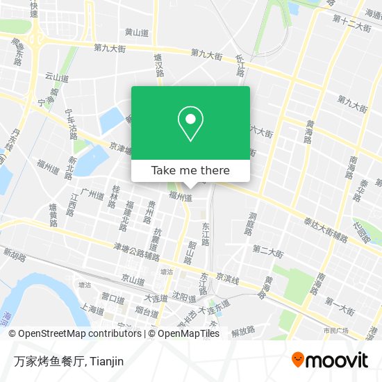 万家烤鱼餐厅 map
