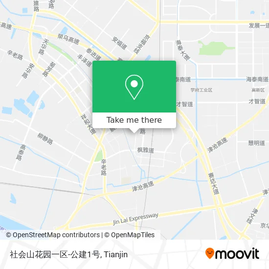 社会山花园一区-公建1号 map
