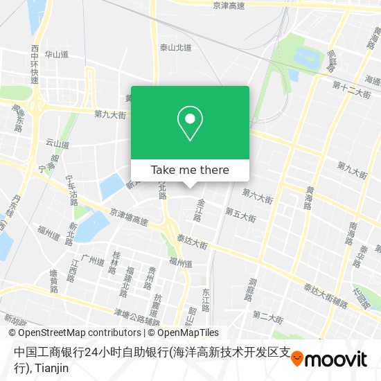 中国工商银行24小时自助银行(海洋高新技术开发区支行) map