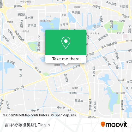 吉祥馄饨(凌奥店) map