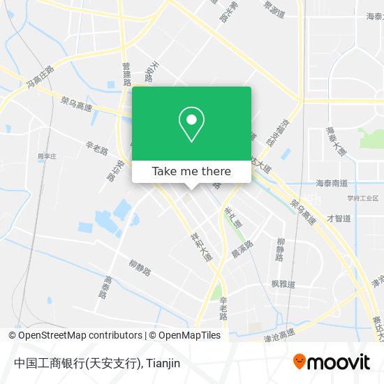 中国工商银行(天安支行) map