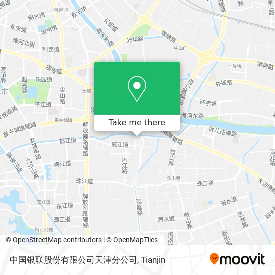 中国银联股份有限公司天津分公司 map