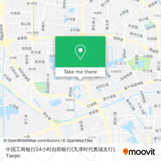 中国工商银行24小时自助银行(天津时代奥城支行) map