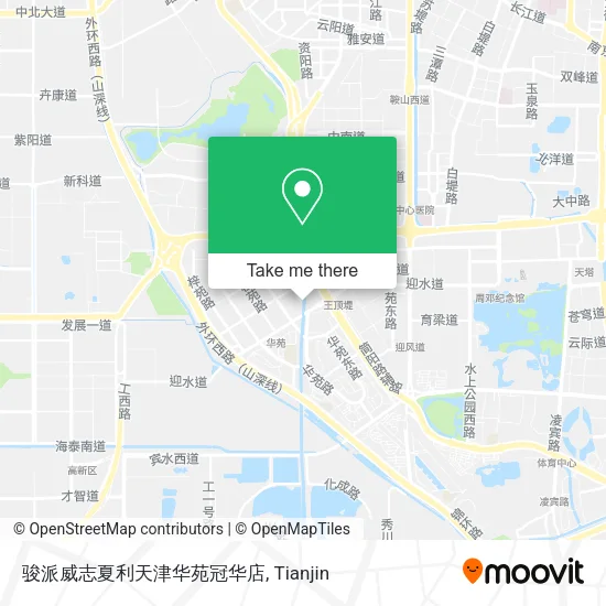 骏派威志夏利天津华苑冠华店 map