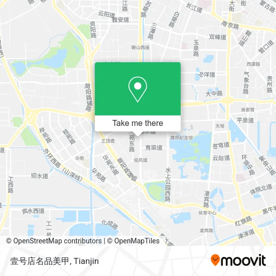 壹号店名品美甲 map