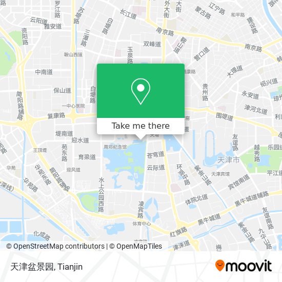 天津盆景园 map