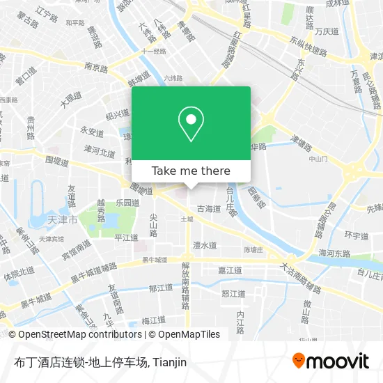 布丁酒店连锁-地上停车场 map