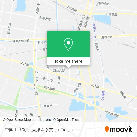 中国工商银行(天津宏泰支行) map