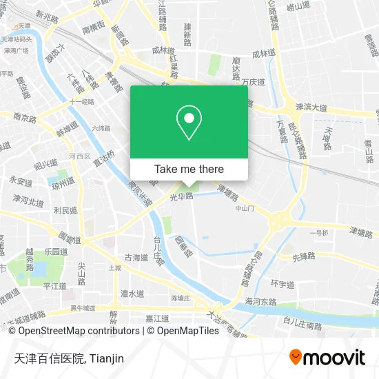 天津百信医院 map