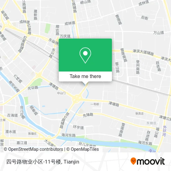 四号路物业小区-11号楼 map