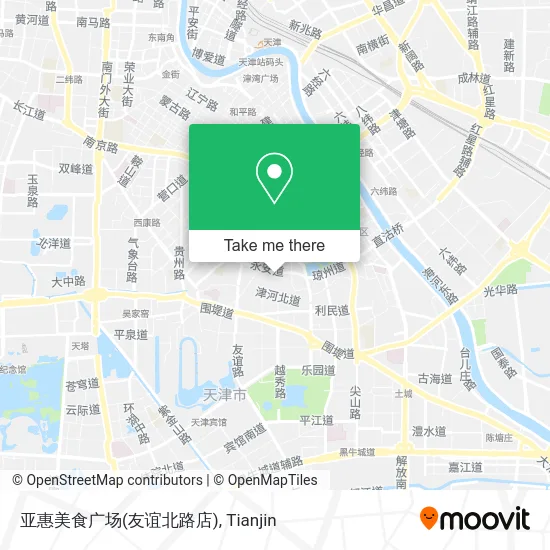 亚惠美食广场(友谊北路店) map