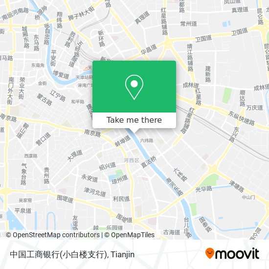 中国工商银行(小白楼支行) map