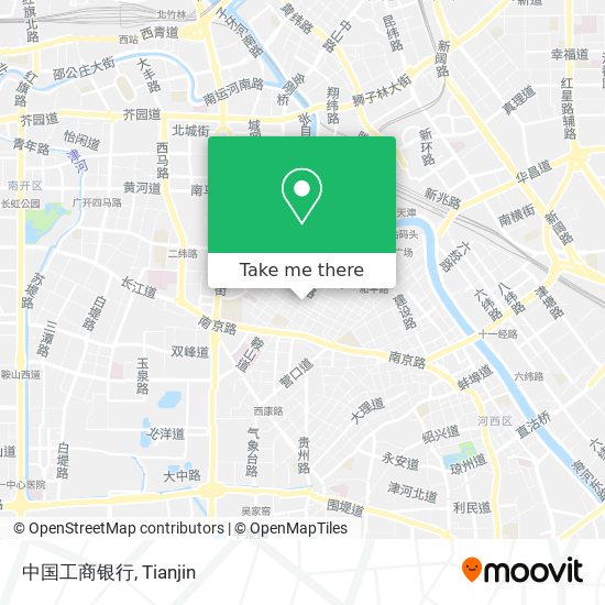 中国工商银行 map