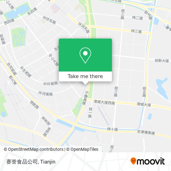 赛誉食品公司 map