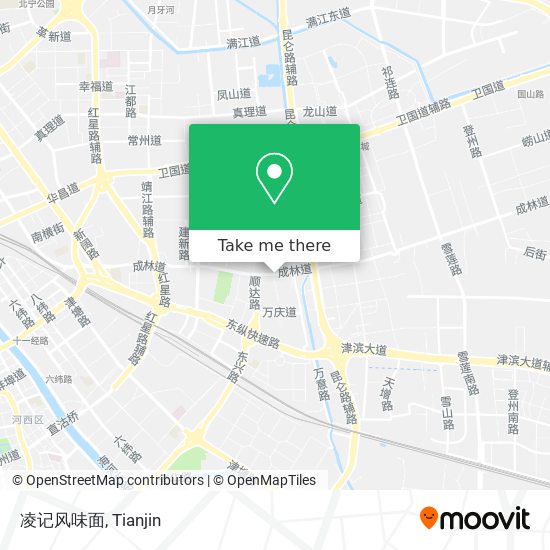 凌记风味面 map